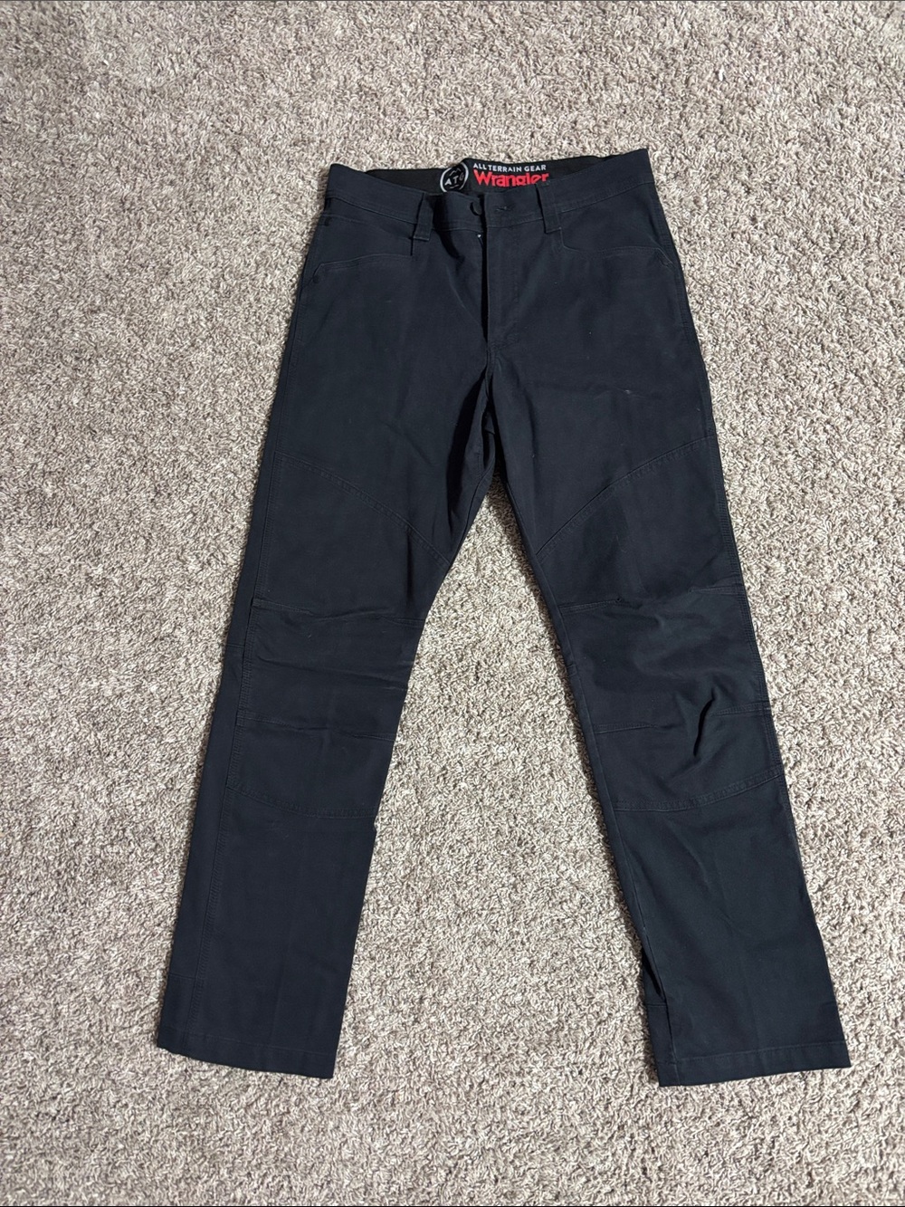 Wrangler Men's Black Cargo Utility Pants
